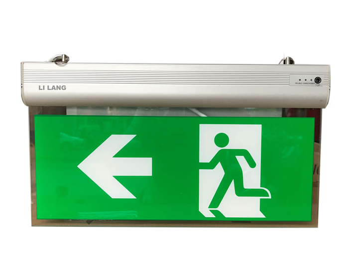 Đèn Exit Kính Trong loại 1 mặt, 2 mặt loại( Chỉ hướng )